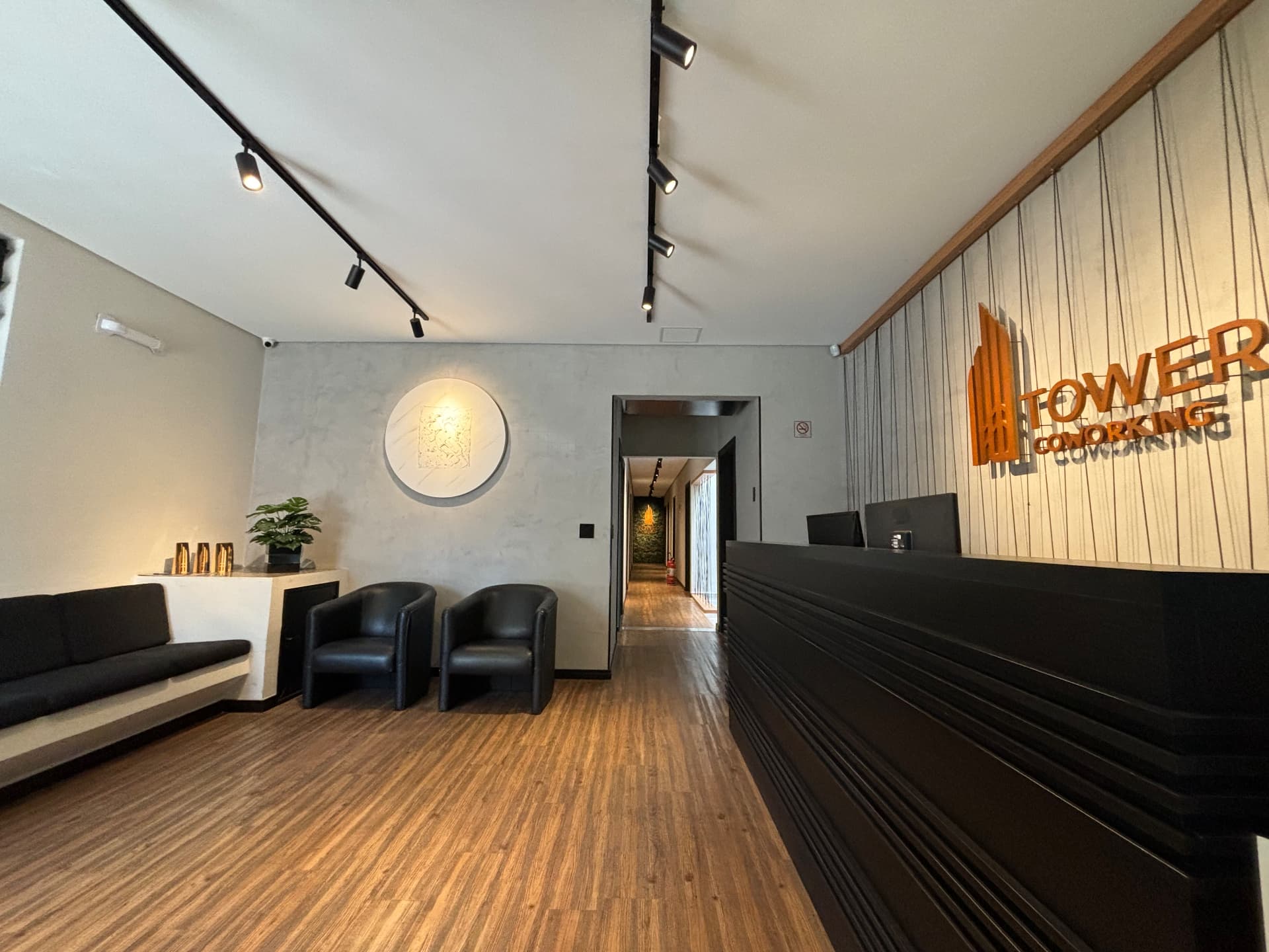 Recepção do Tower Coworking em São Caetano do Sul